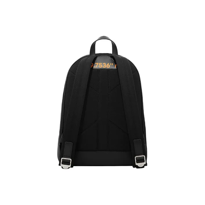 Burberry Horseferry Polyamide Backpack Men's Black/Orange-3
