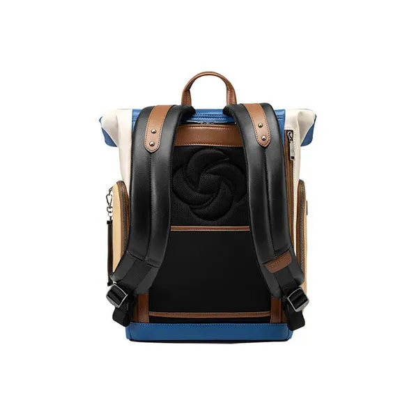 SAMSONITE Microfiber Synthetic Leather Laptop Backpack Medium Size Unisex Khaki-3