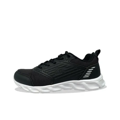 361° Slip Resistant, Lightweight, And Breathable Low Top Running Shoes Women's Black White