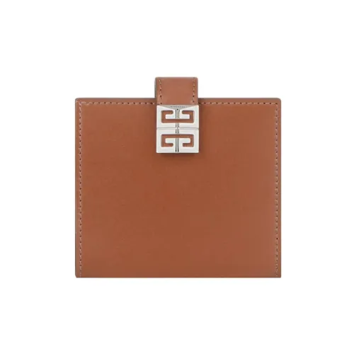 GIVENCHY 4G Calfskin Wallet Small Size Women's Brown