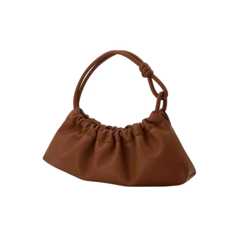 NANUSHKA Leather Handbag Shoulder Bag Women's Yellow Brown-1