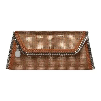 Stella McCartney Falabella Embellished Chain Linked Clutch Bag