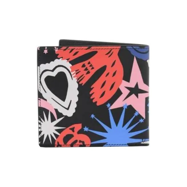 Alexander McQueen Calfskin Wallet Men's Multicolor-1