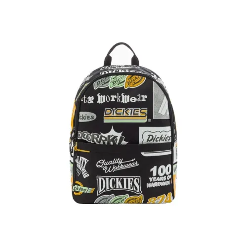 Dickies Polyester Backpack Regular Unisex White With All Over Print