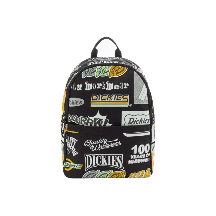 Dickies Polyester Backpack Regular Unisex White With All Over Print-0