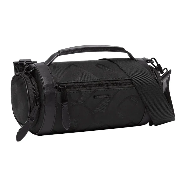 Burberry Monogram Polyester Handbag, Shoulder Bag, Crossbody Bag Regular Men's Black-1