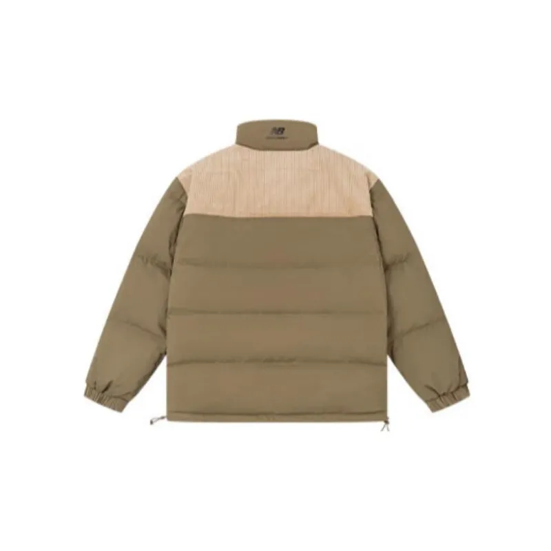 New Balance Down Jackets Men Olive Green-1