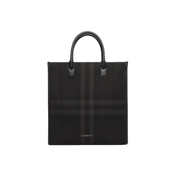 Burberry Slim Vertical Denny Tote Charcoal