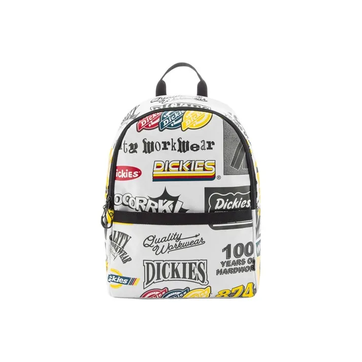 Dickies Polyester Polyester Backpack Unisex White-0