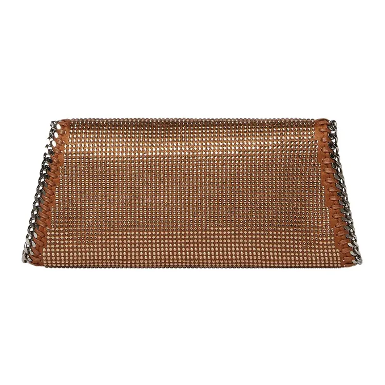 Stella McCartney Falabella Embellished Chain Linked Clutch Bag-2