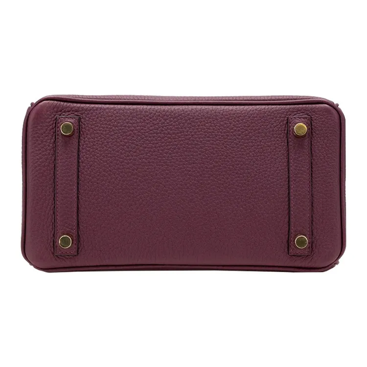 HERMES Birkin Togo Calfskin Birkin Bag Handbags Women's N5 Cassis Blackcurrant Color-5
