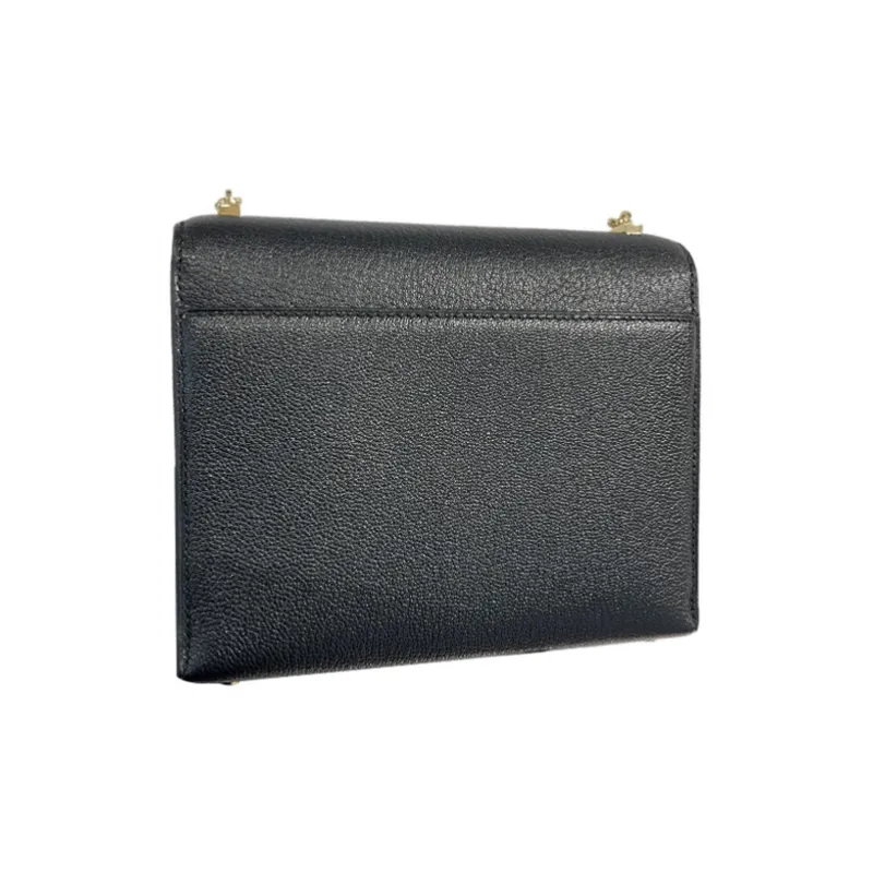 HERMES Verrou Mysore Goat Skin Handgun Bag Shoulder Bag Crossbody Bag Mini Women's Noir Black-1