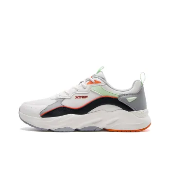 XTEP Casual Shoes Women's Low Top Sail White/Frosty Gray/Black