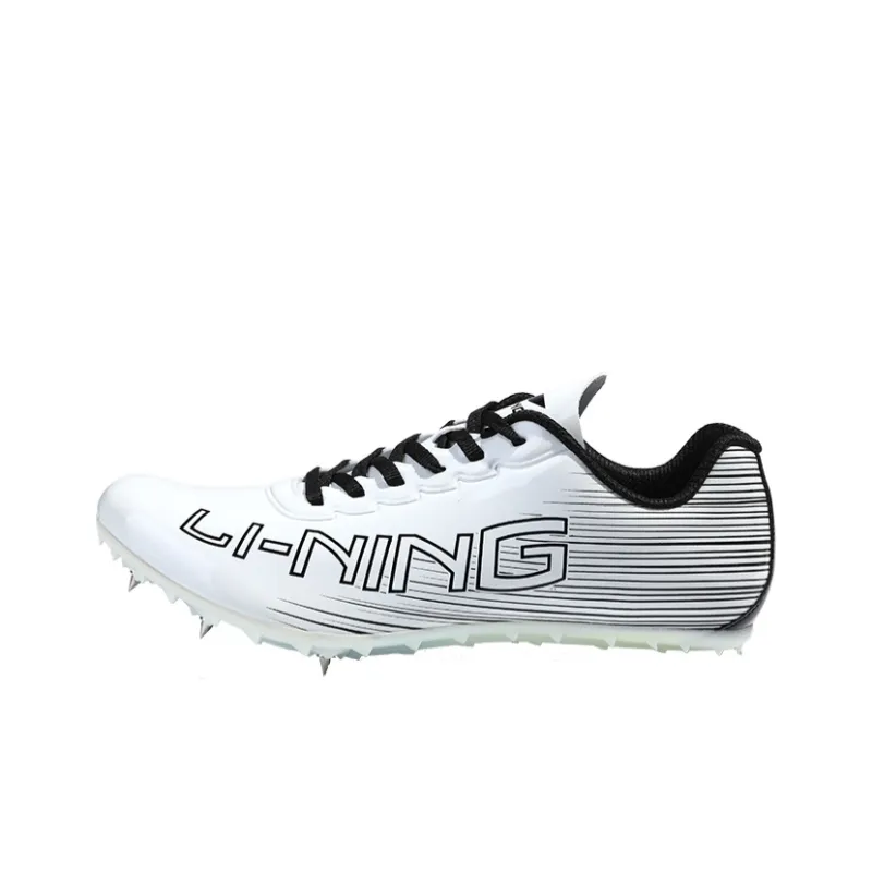 LiNing Low Top Running Shoes Unisex White Black-0
