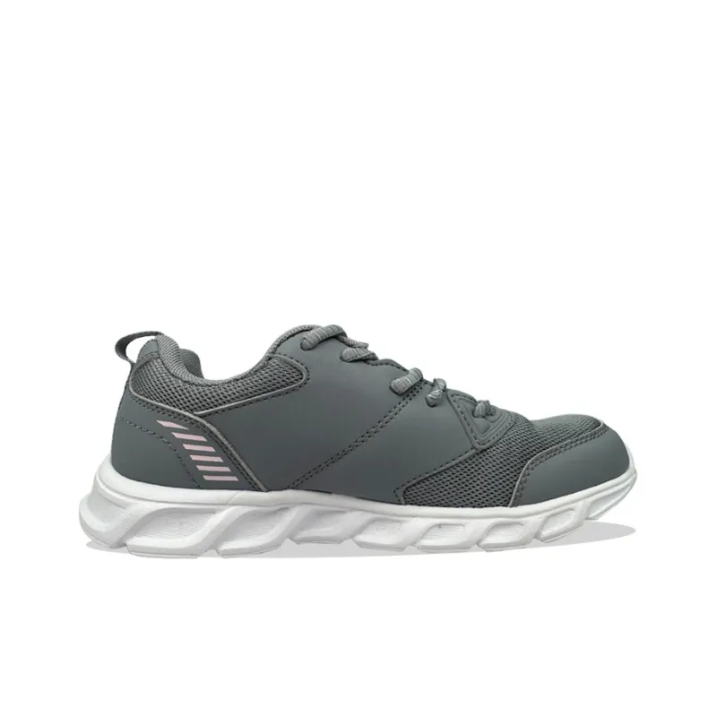 361° Slip Resistant, Lightweight, And Breathable Low Top Running Shoes Women's Gray Pink-1