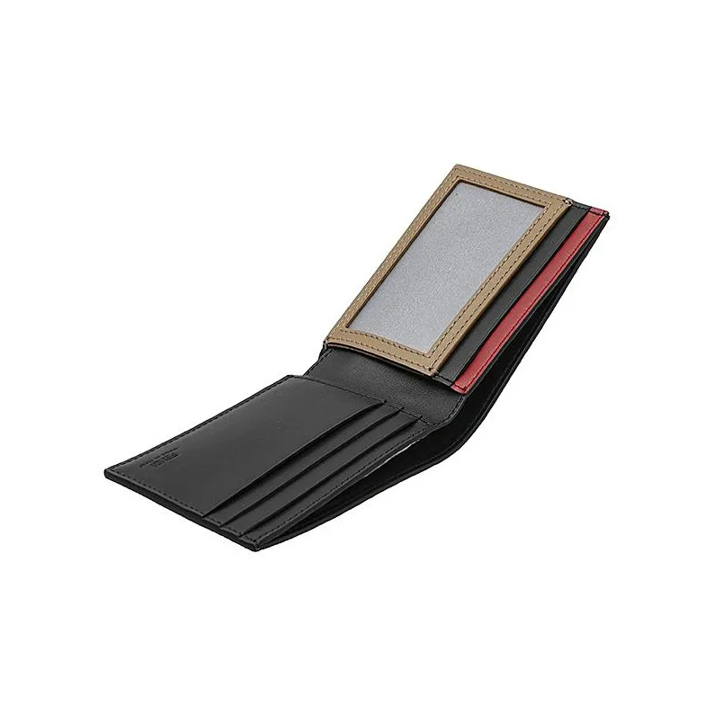 FENDI Calfskin Wallet Men's Black-3