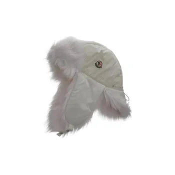 Moncler Trapper Hats Women's White
