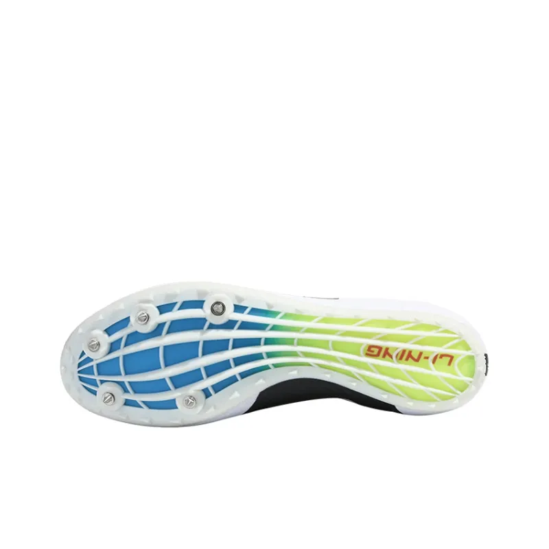 LiNing Breathable Lightweight Rebound Low Top Casual Running Shoes Men's White-3