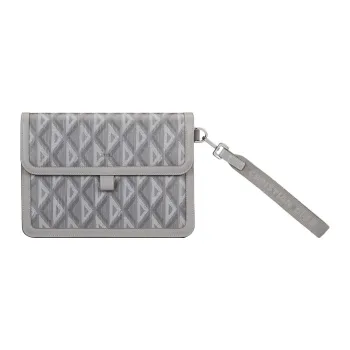 DIOR Hit The Road Canvas With Smooth Cow Leather Clutch Men's