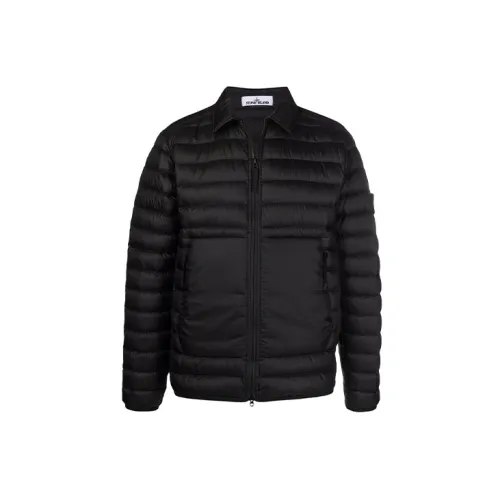 STONE ISLAND Down Jackets Men Black