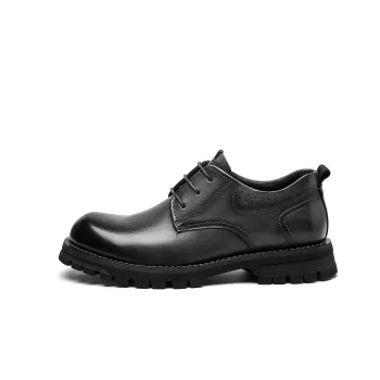 C°BANNER Dress Shoes Men Low-Top Black