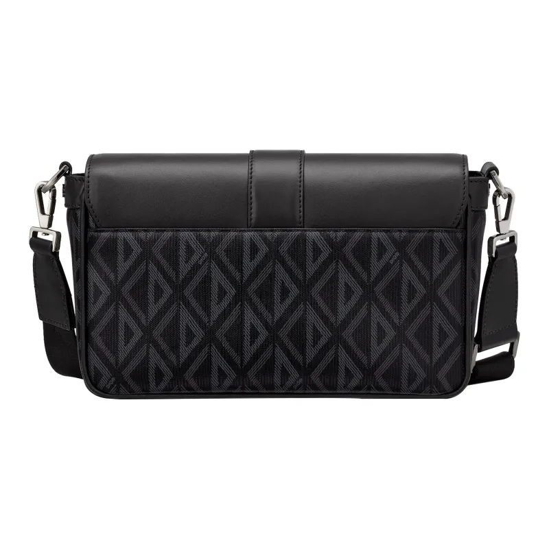 DIOR Hit The Road Canvas With Smooth Cow Leather Crossbody Bag, Shoulder Bag Men's Black-2