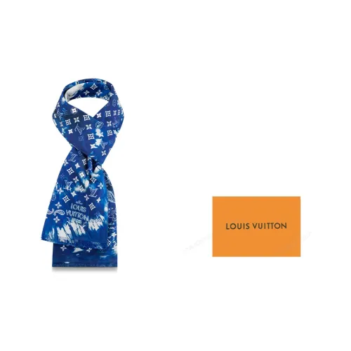 LOUIS VUITTON Monogram Bandana Stole Scarf 