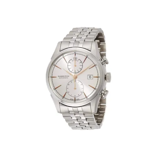 HAMILTON Automatic Mechanical Movement Men's Watch Silver Dial