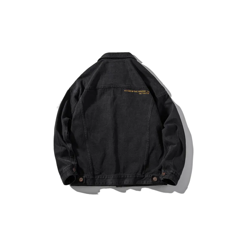 JASONWOOD Denim Jacket Thickened And Fleece Lined Unisex-17