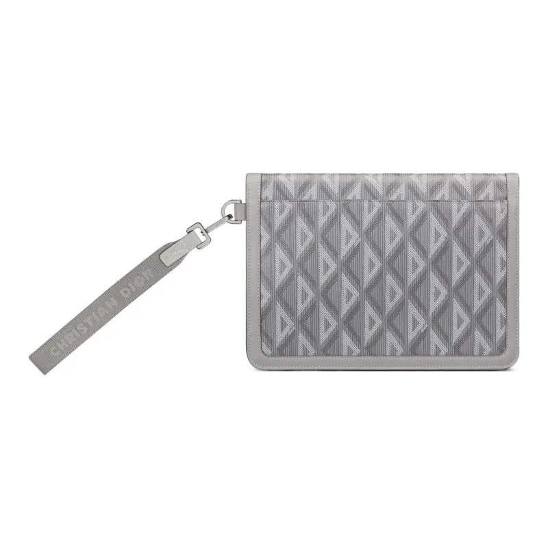 DIOR Hit The Road Canvas With Smooth Cow Leather Clutch Men's-2