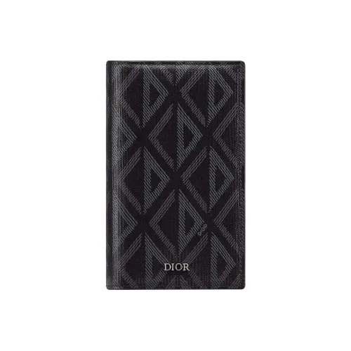 DIOR Canvas Card Holder Card Holder Men's Black