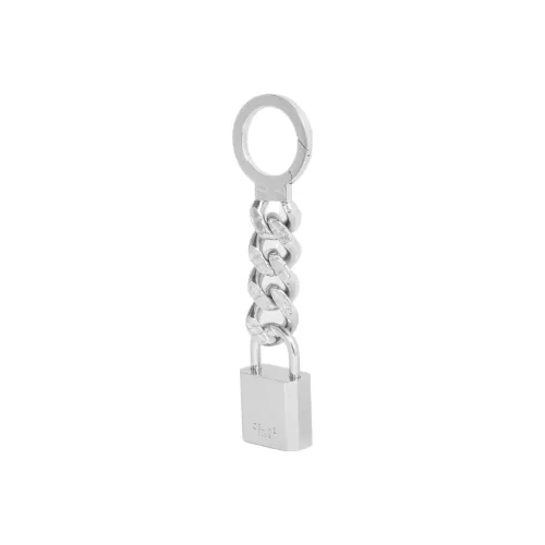 CELINE Keychains Men Silver
