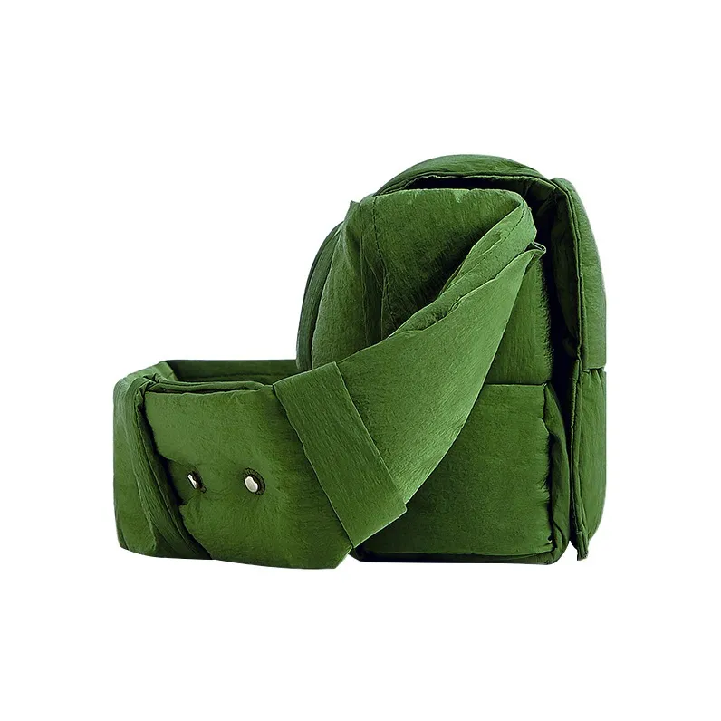 Bottega Veneta Tech Cassette Crossbody Bag Padded Intreccio Avocado-1