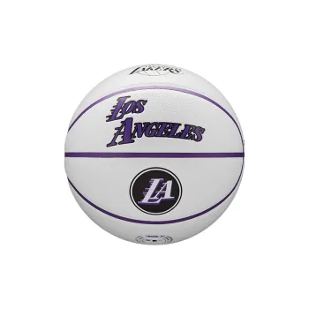 Wilson NBA City Series PU Basketball White Size 7 Training Unisex