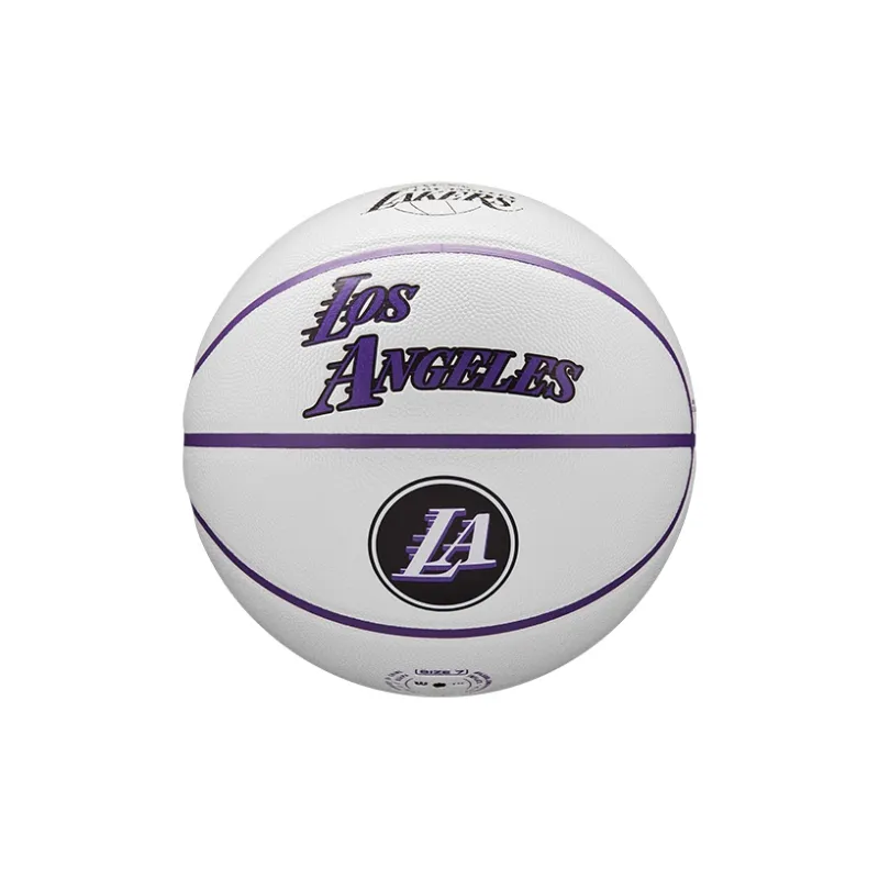 Wilson NBA City Series PU Basketball White Size 7 Training Unisex-0