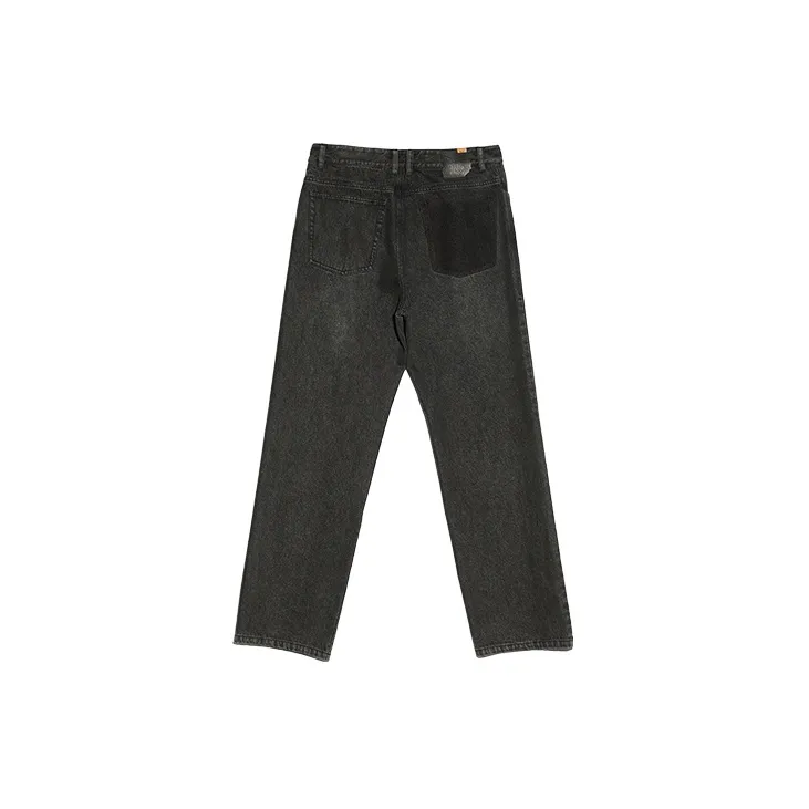 IEW.H Straight Jeans Men's Black-1
