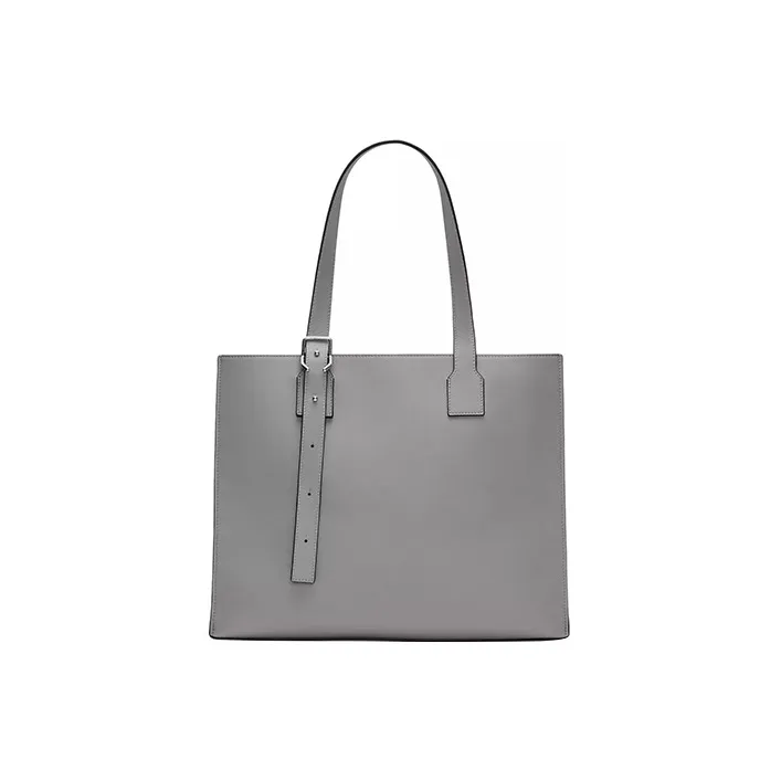 LOEWE Cow Leather Tote Bag, Shopping Bag, Shoulder Bag, Handbag Regular Men's Asphalt Gray-2