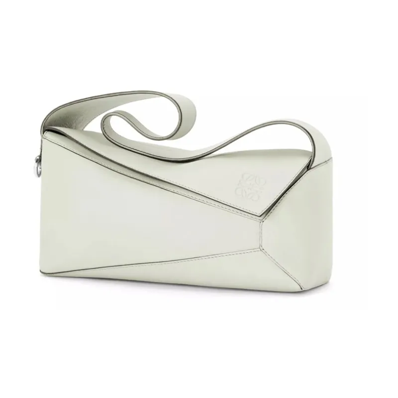 LOEWE Puzzle Hobo Nappa Cow Leather Hobo Bag Handbag Regular Women's Light Cyan-2