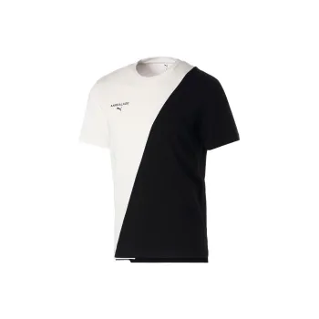 PUMA T Shirts Unisex Black/White