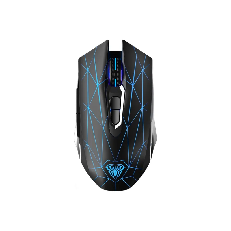 AULA S50 Crackle Edition Wired Connection Eat Chicken LOL Precise Positioning Gaming Office Wired Gaming Mouse-0