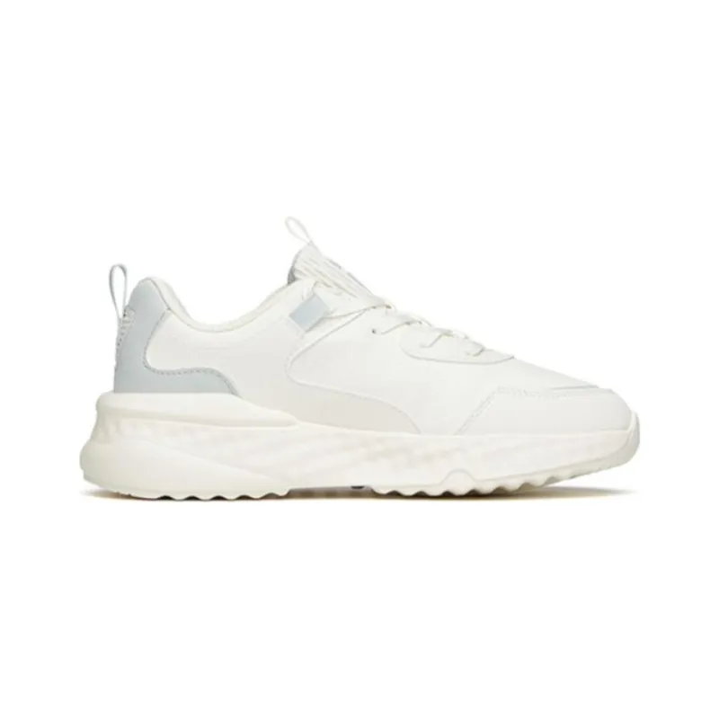 Anta Life Collection Wear Resistant Low Top Casual Shoes Women's White Green-1