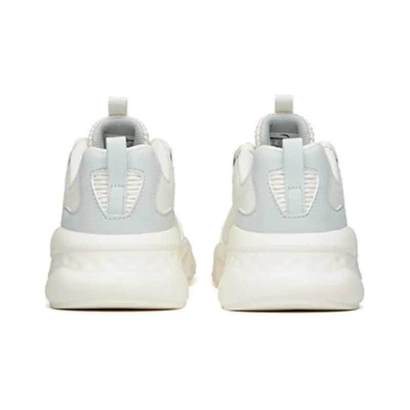Anta Life Collection Wear Resistant Low Top Casual Shoes Women's White Green-4