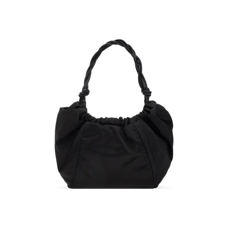 MARNI Cowhide, Nylon Shoulder Bag, Handbag, Shoulder Bag Women's Black-2