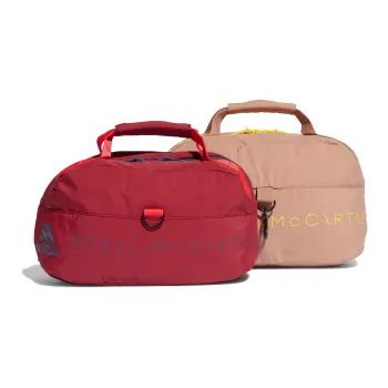 Adidas Recycled Nylon Handbag Travel Bag Regular Women's Preppy Burgundy/Mysterious Blue/Camel/Yellow