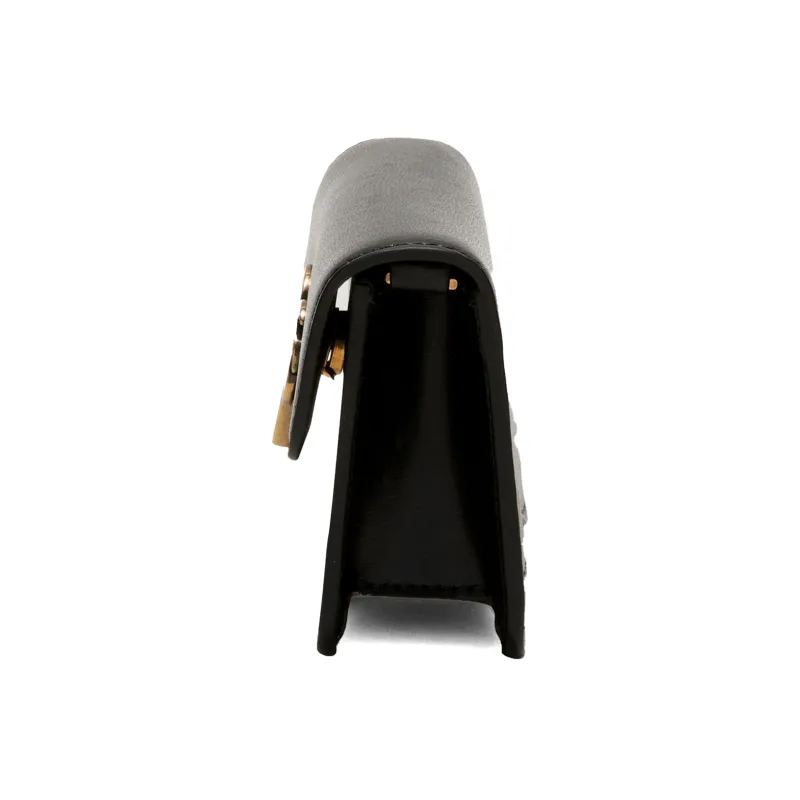 PALM ANGELS Palm Beach Mini Bag 'Black/Gold'-2