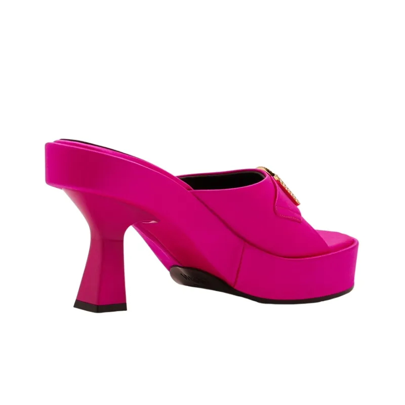 VERSACE Odor-Resistant Slide Slippers Women's Pink-2