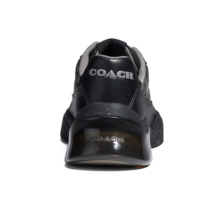 COACH Slip Resistant Low Top Sports Casual Shoes Men's Black