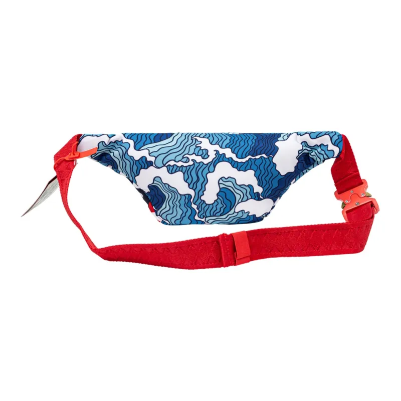 SPRAYGROUND Polyester Sling Bag, Crossbody Bag, Fanny Pack Small Size Unisex Medium Blue-1