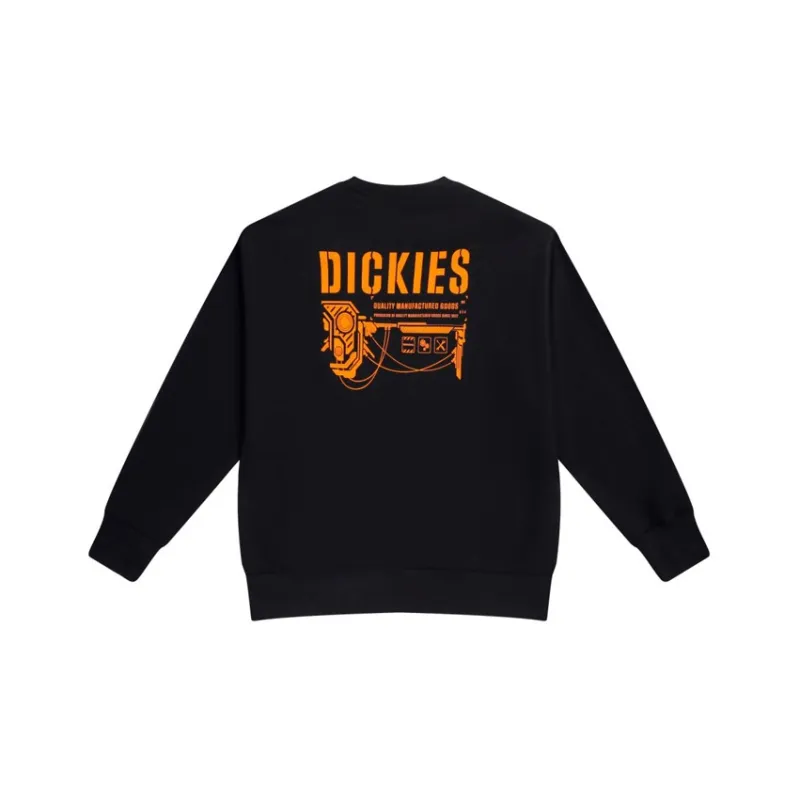 Dickies Crew Neck Sweatshirt Spring Autumn And Winter Men's Black-1