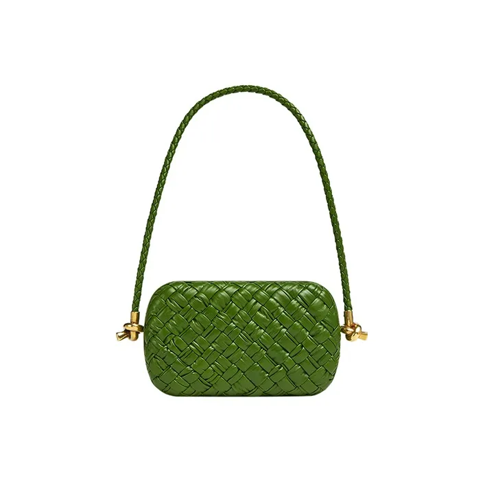 Bottega Veneta Lambskin Shoulder Bag Evening Party Bag Handbag Shoulder Bag Women's Avocado Green-2